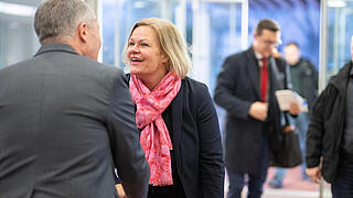 Eindrücke vom Besuch von Bundesinnenministerin Nancy Faeser bei der starken Stelle